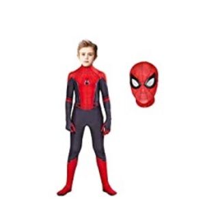 Kids (size 6) Spandex Spider-Man costume.